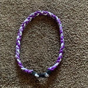 Braided athletic necklace
